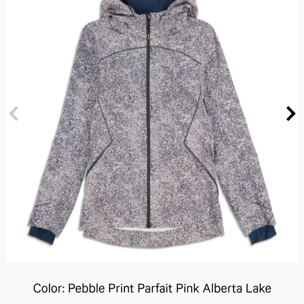 Lululemon Runaway Parfait Pink Alberta Jacket Lightweight size 4